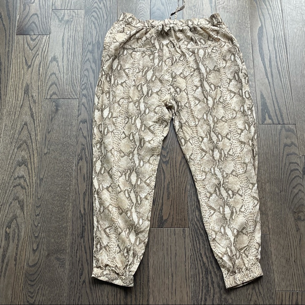H&M Python Print Joggers - image 1